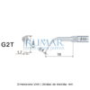 Punta para ultrasonidos G2T compatible EMS titanio