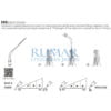 Punta ultrasonidos Woodpecker ED4D compatible Satelec, Endo, DIAMANTADA