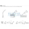 Punta ultrasonidos Woodpecker PD3 compatible Satelec, Perio