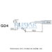 Punta ultrasonidos Woodpecker GD4 compatible Satelec, Profi