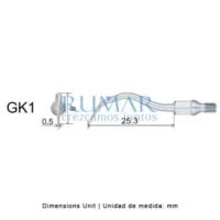 Inserto universal para KaVo Sonicflex 2000N y compatibles