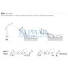Punta ultrasonidos Woodpecker PD4 compatible Satelec, Perio