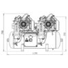 Compresor Tandem 2 Cilindros