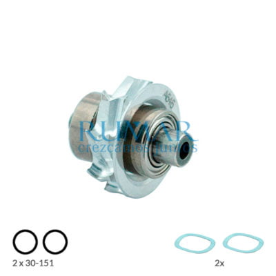 Rotor compatible con turbina Sirona T2 Boost N/S ≥ 600.000 y compatibles