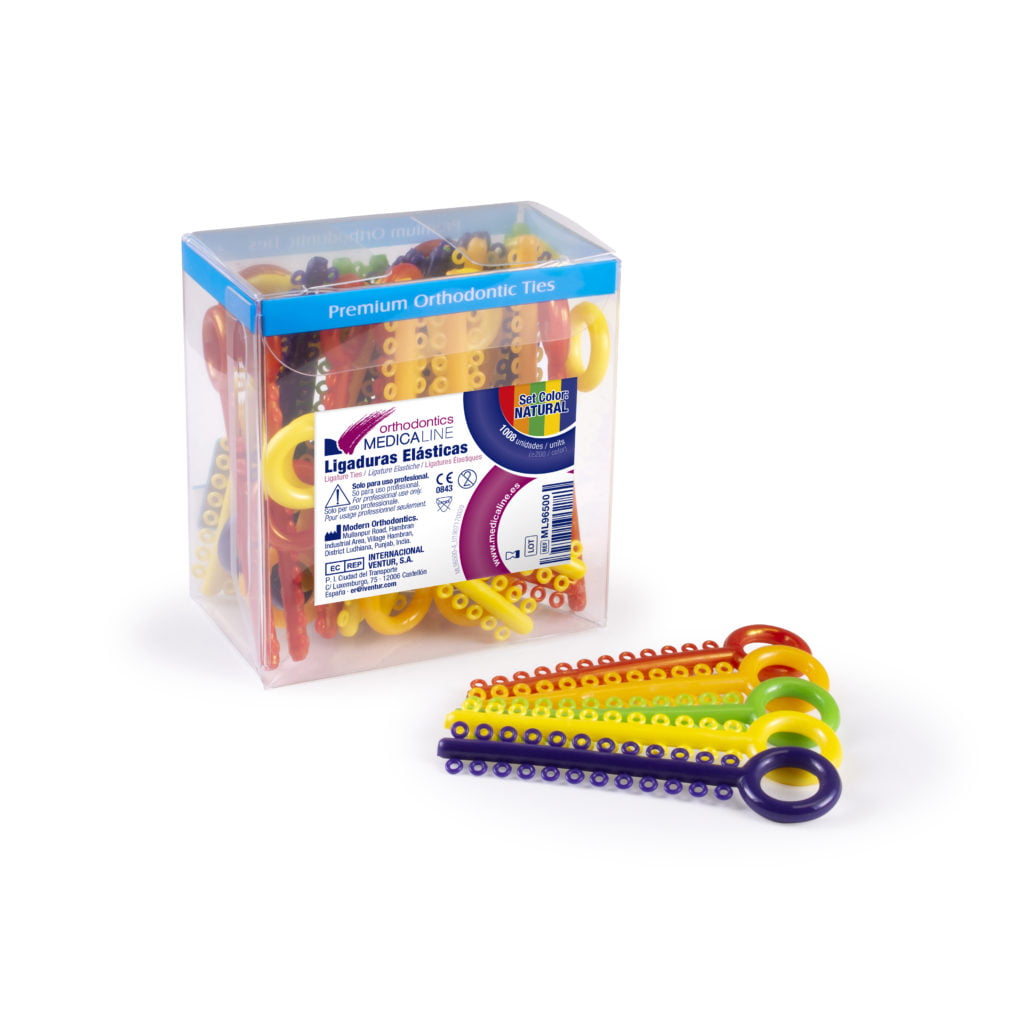 Orthodontic Ligature Ties, Multi-Color Orthodontic Elastomeric O-Rings Braces - Foto 4