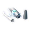 Jeringa Luzzani Minimate 3F de acero, conector CEFLA, angulada, 135cm, gris
