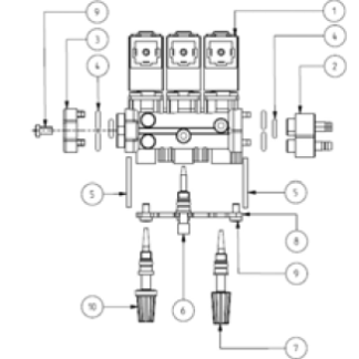 Kit reparación para electroválvula Sirai Emerson ASCO V625D01