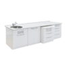 Mueble para clínica dental Zilfor con 4 módulos
