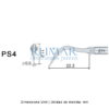 Punta ultrasonidos Woodpecker PS4 compatible Sirona, Perio