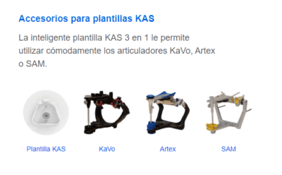 ACCESORIOS PLANTILLAS KAS MEDIT 710