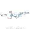 Punta ultrasonidos Woodpecker ED10D compatible Satelec, Endo