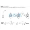 Punta ultrasonidos Woodpecker ED10D compatible Satelec, Endo