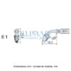 Punta ultrasonidos Woodpecker E1 compatible EMS, Endo