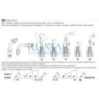 Punta ultrasonidos Woodpecker E2 compatible EMS, Endo
