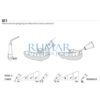 Punta ultrasonidos Woodpecker GC1 compatible KaVo, Perio