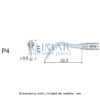 Punta ultrasonidos Woodpecker P4 compatible EMS