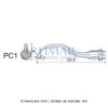 Punta ultrasonidos Woodpecker PC1 compatible KaVo, Profi