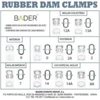 Set de clamps + arco de frame BADER