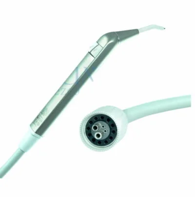 Jeringa Luzzani Minilight 3F angulada de acero con conector KaVo y 120 cm