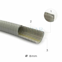 Manguera de aspiración PVC FLEXIBLE PREMIUM ∅8mm (Por metros)