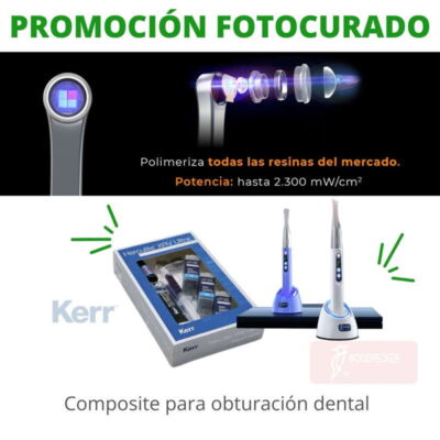 Pack Integral DTE iLED MAX+ para Fotocurado Dental con Composite Avanzado