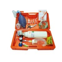 Maletín de oxígeno medicinal con aspiración Venturi E-420