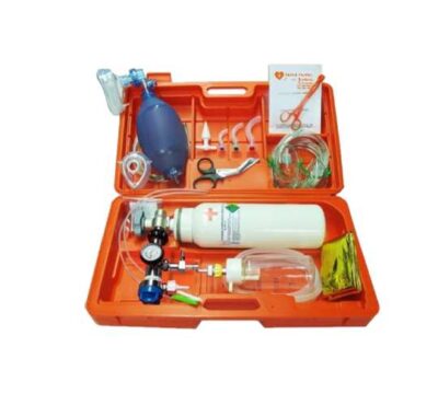 Maletín de oxígeno medicinal con aspiración Venturi E-420