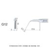 Dimensiones Punta ultrasonidos Woodpecker G12