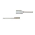 Manguera para ultrasonidos para EMS Piezon sin luz con conector CEFLA 135cm ∅7mm y color gris oscuro