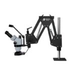 Microscopio profesional triocular Durston t70 con zoom óptico 7x–45x
