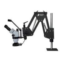 Microscopio profesional triocular Durston t70 con zoom óptico 7x–45x