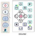 Kit botonera bandeja y auxiliar Astral sillones Fedesa