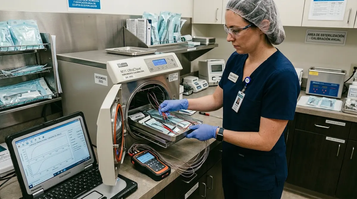 Calibración de autoclaves dentales