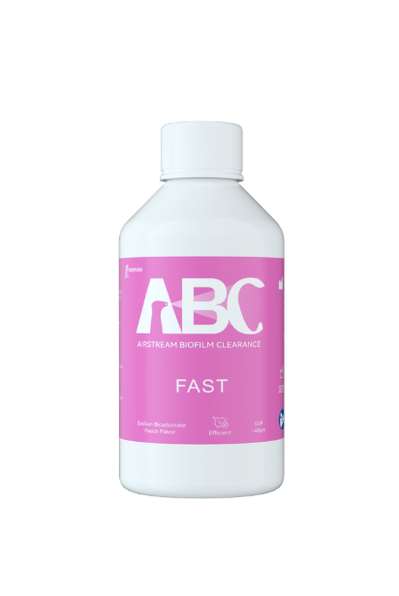 Polvo de Bicarbonato para Profilaxis 40µm Sabor Melocotón FAST | Pack 4 Botellas 300 g