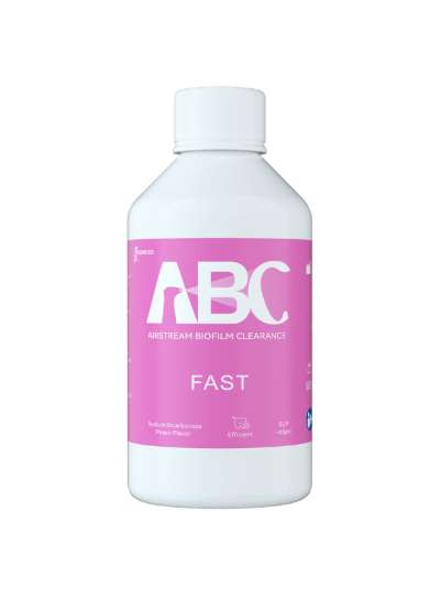 Polvo de Bicarbonato para Profilaxis 65µm Sabor Melocotón FAST | Pack 4 Botellas 300 g