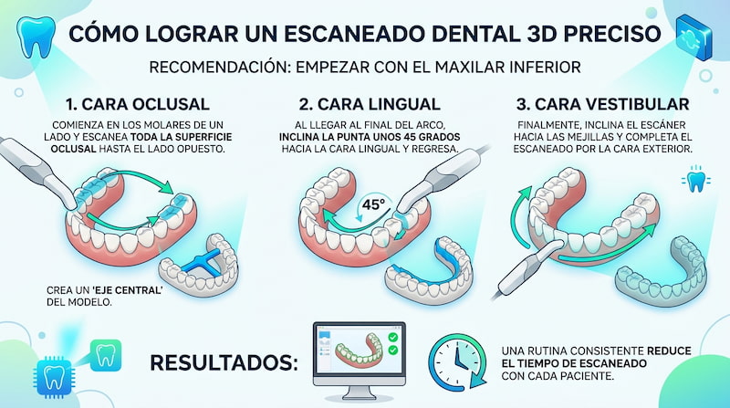 escaneo intraoral paso a paso