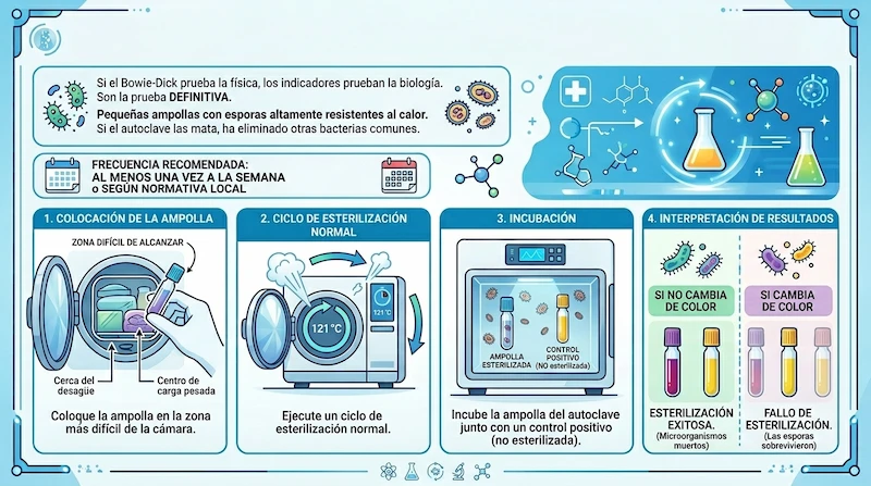 indicadores biológicos autoclaves