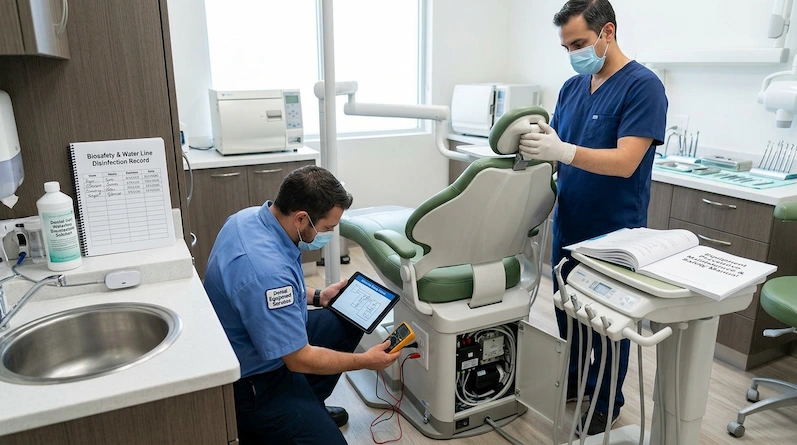 mantenimiento preventivo unidad dental