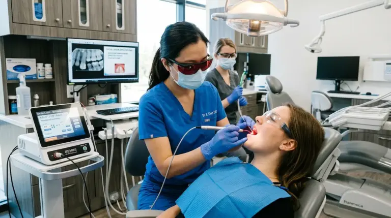 uso del láser de diodo en odontología