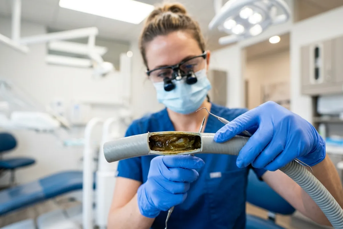 biofilm mangueras unidad dental