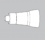 Adaptador Dürr terminal A-dec 7.2mm Adaptador Dürr manguera fina