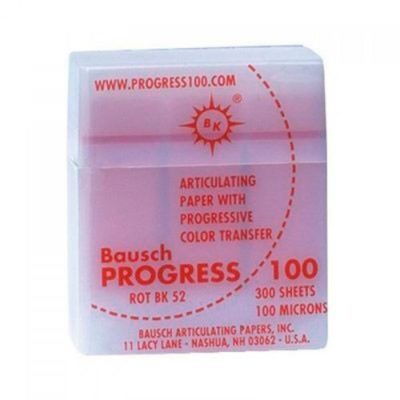 Bk52 Baush Progress 100 Disp. Plast. Rojo 300Tiras