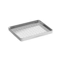 Base perforada de acero inoxidable 184 × 140 × 20 mm