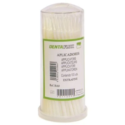 Microaplicadores Extra-Finos Blancos 100U.