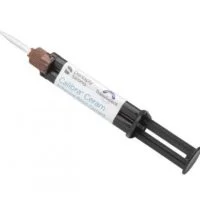 Cemento dental definitivo | Calibra Ceram Automix Opaque Reposición Jeringa 4,5 g + Puntas