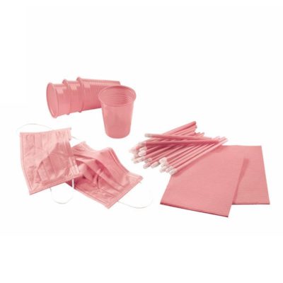 Kit desechable color rosa