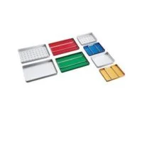 Bandeja Metal 18,6 × 14,9 × 3,9 cm, Roja
