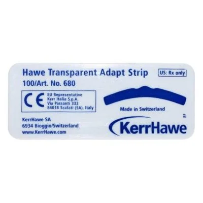 680 Tiras Transparentes 100U