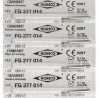 Fresa dental para turbina FG | 277-014 FG Diamante figura 379 5 unidades