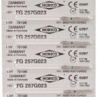 Fresa dental para turbina FG | 257 g-023 FG Diamante 5 unidades